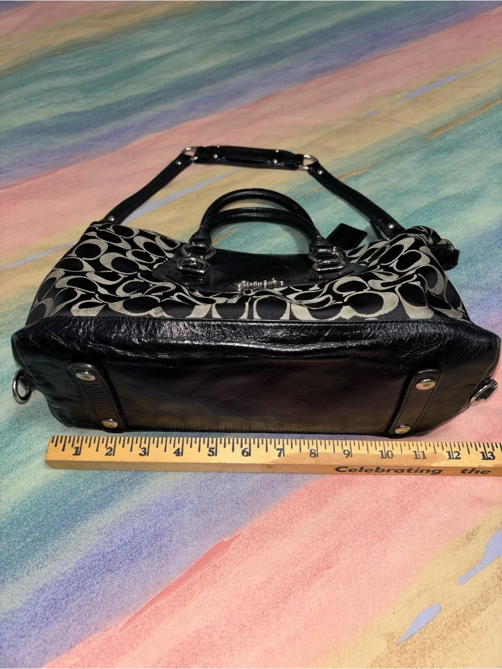 Coach Ashley Satchel Purse F15443 Vintage With Strap and Handles Y2K